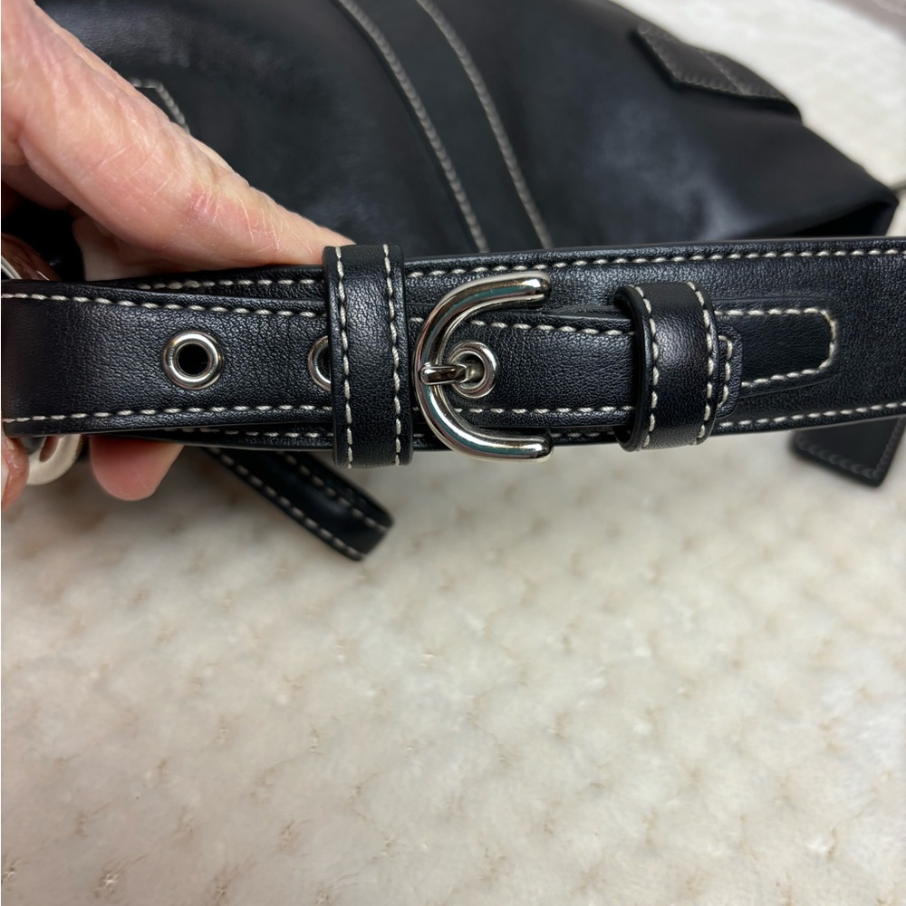 Coach Black Shoulder Bag - Picture 9 of 14